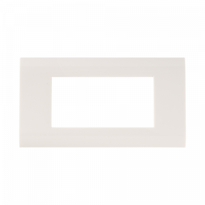 Пластиковая накладка на цоколь, 45x90, белая